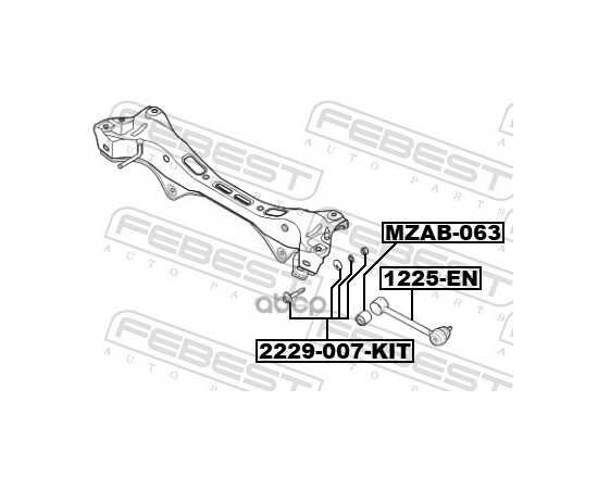 Купить БОЛТ С ЭКСЦЕНТРИКОМ РЕМКОПЛЕКТ HYUNDAI IX35/TUCSON 10 2009-2013 2229-007-KIT