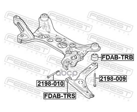 Купить БОЛТ FORD TRANSIT TT9 2006­2014 2198-010