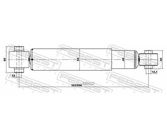 Купить АМОРТИЗАТОР ЗАДНИЙ NISSAN QASHQAI J11R 2015.10- FEBEST 24650921R