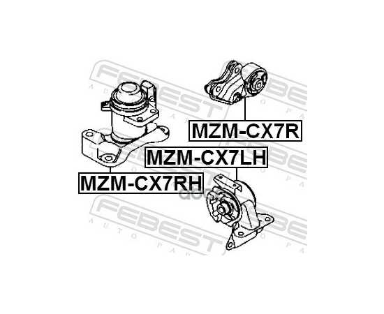 Купить ОПОРА ДВИГАТЕЛЯ MZM-CX7RH