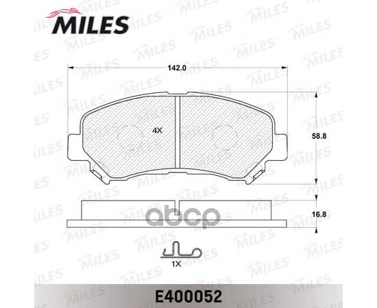 Купить КОЛОДКИ ТОРМОЗНЫЕ ПЕРЕДНИЕ (БЕЗ ДАТЧИКА) (СМЕСЬ LOW-METALLIC) NISSAN QASHQAI 1.6/2.0 07-/X-TRAIL 07- (TRW GDB3467) E400052