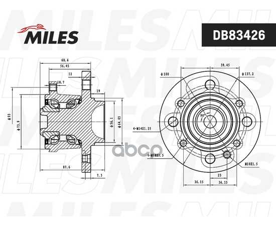 Купить СТУПИЦА КОЛЕСА ЗАДНЯЯ С ПОДШИПНИКОМ MINI ONE/COOPER/CLUBMAN 06- (FAG 713 6494 40) DB83226