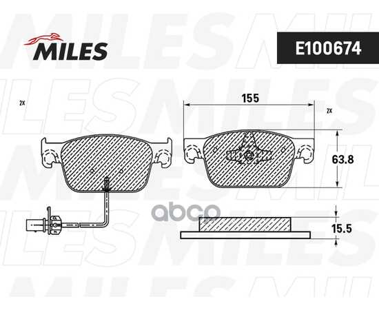 Купить КОЛОДКИ ТОРМОЗНЫЕ ПЕРЕДНИЕ (СМЕСЬ SEMI-METALLIC) AUDI A4 15-/A5 16- (TRW GDB2127) E100674