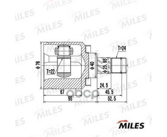 Купить ШРУС ВНУТРЕННИЙ NISSAN ALMERA N16/ALMERA B10RS (CLASSIC) GA10082