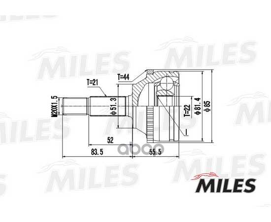 Купить ШРУС НАРУЖНЫЙ RENAULT MEGANE 1.4-2.0 96- (С ABS) (SKF VKJA5334) GA20397