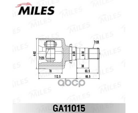 Купить ШРУС ВНУТРЕННИЙ ЛЕВЫЙ MAZDA 3 BK 03-09 GA11015