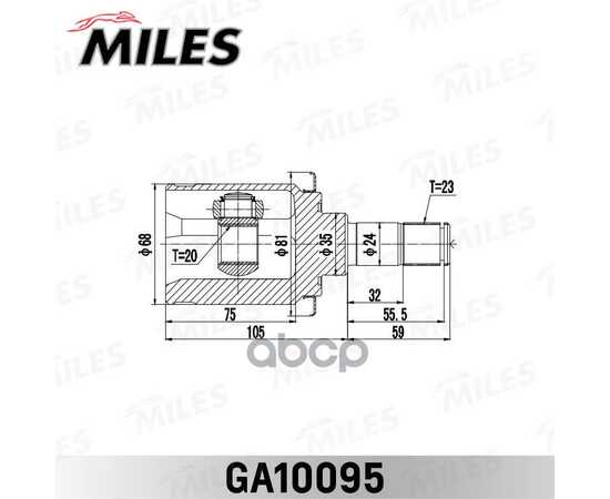 Купить ШРУС ВНУТРЕННИЙ ЗАДНИЙ HONDA CR-V RE3/RE4 2007-2012 GA10095