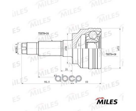 Купить ШРУС НАРУЖНЫЙ MAZDA 323 1.3/1.5 98- (GSP 834020) GA20212