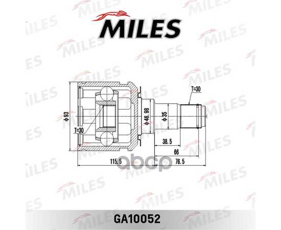 Купить ШРУС ВНУТРЕННИЙ TOYOTA LC PRADO J120/LEXUS GS470 02- GA10052