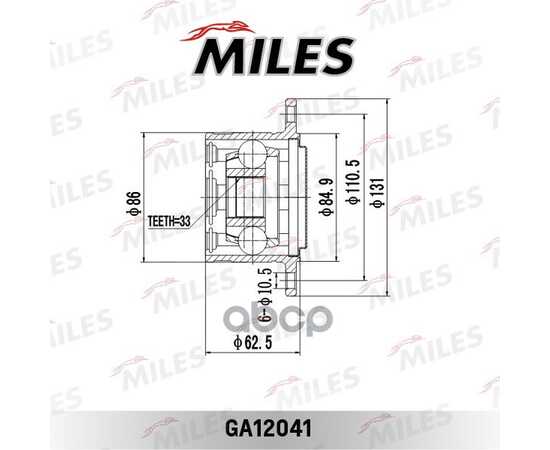 Купить ШРУС ВНУТРЕННИЙ ПРАВЫЙ MITSUBISHI PAJERO II/SPORT I/L200 III-IV 2.4D-3.0 91- (GSP 639036) GA12041