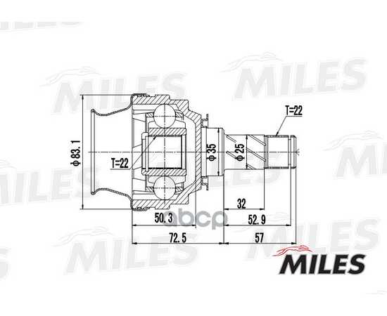 Купить ШРУС ВНУТРЕННИЙ OPEL ASTRA/CORSA/KADETT/VECTRA 1.3-1.7D 79-98 (GKN 302227) GA10021