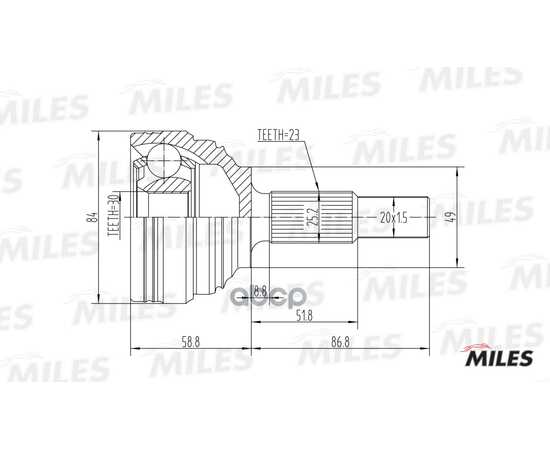 Купить ШРУС НАРУЖНЫЙ RENAULT MEGANE 1.4-1.6 03- (SKF VKJA5388) GA20396