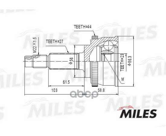 Купить ШРУС НАРУЖНЫЙ NISSAN PRIMERA 1.8 97-01 (GSP 841189) GA20318