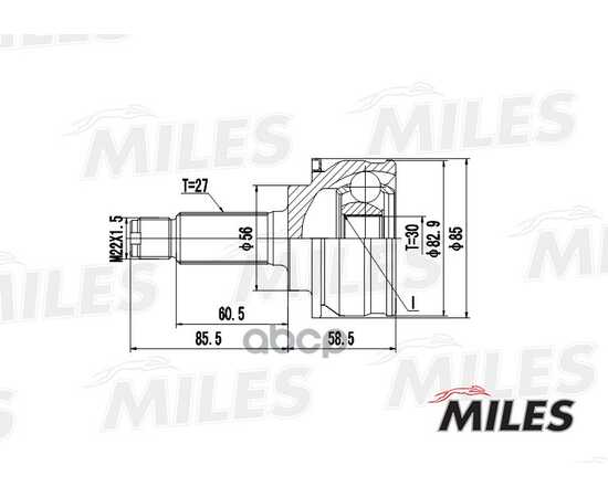 Купить ШРУС НАРУЖНЫЙ SUBARU FORESTER 2.0 97-02 (GSP 856017) GA20416