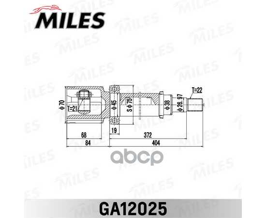 Купить ШРУС ВНУТРЕННИЙ ПРАВЫЙ FORD FIESTA/FUSION (CBK) 2001-2008 GA12025