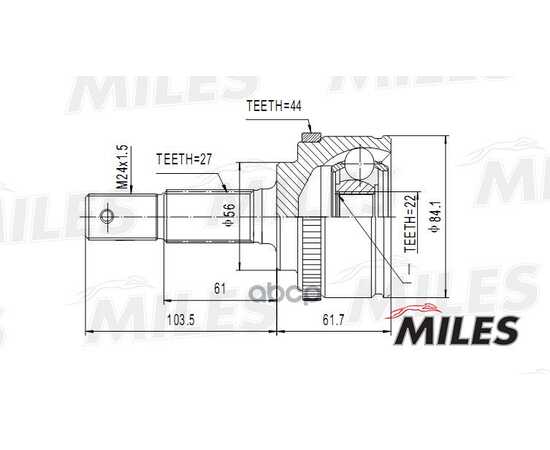 Купить ШРУС НАРУЖНЫЙ NISSAN PRIMERA 1.6 96-02 (С ABS) (GKN 303380) GA20311