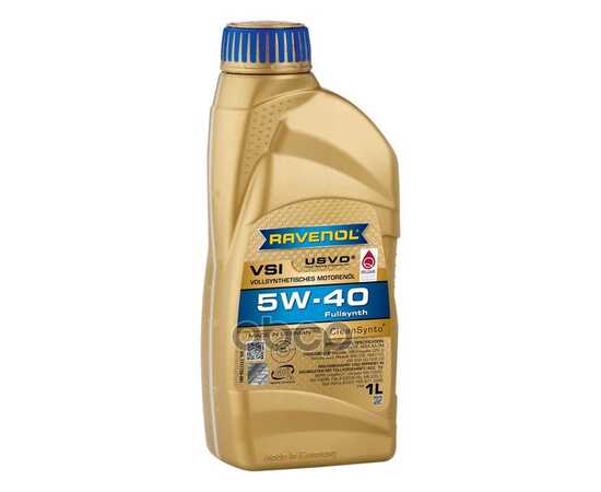 Купить МАСЛО МОТОРНОЕ RAVENOL VSI 5W-40 СИНТЕТИЧЕСКОЕ 1 Л 4014835723511