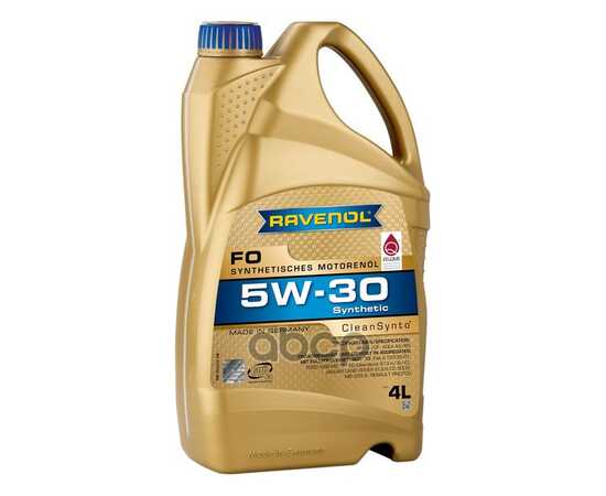 Купить МОТОРНОЕ МАСЛО RAVENOL FO SAE 5W-30 ( 4Л) NEW 4014835722699