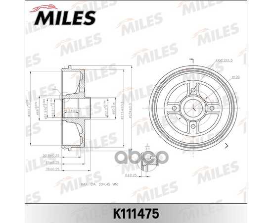 Купить БАРАБАН ТОРМОЗНОЙ (D203MM) RENAULT LOGAN/CLIO/MEGANE (TRW DB4214) K111475