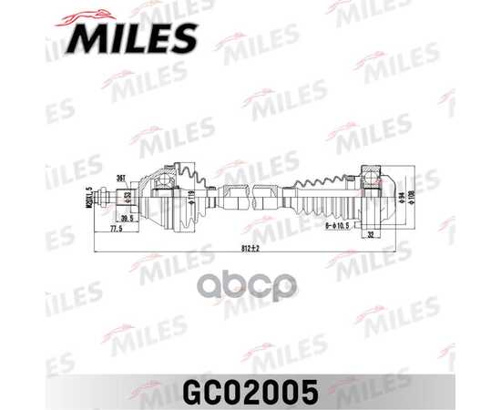 Купить ПРИВОД В СБОРЕ ПРАВЫЙ AUDI A3/SKODA OCTAVIA/VW GOLF/BORA 1.9TD-2.8 98- (GKN 303927) GC02005