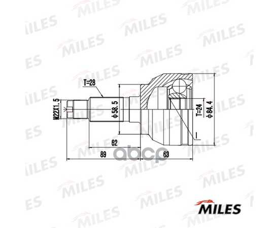 Купить ШРУС НАРУЖНЫЙ MAZDA 3 03-/MAZDA 5 05-10 (GKN 306218) GA20643