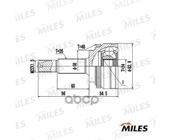 Купить ШРУС НАРУЖНЫЙ TOYOTA COROLLA / COROLLA VERSOO/ PRIUS 00- GA20630