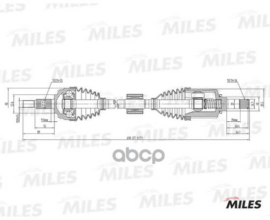 Купить ПРИВОД В СБОРЕ ПЕРЕДНИЙ ЛЕВЫЙ RENAULT DUSTER 4X2/FLUENCE GC01164