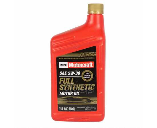 Купить МАСЛО МОТОРНОЕ MOTORCRAFT FULL SYNTHETIC 5W-30 СИНТЕТИЧЕСКОЕ 0,946 Л XO5W30Q1FS