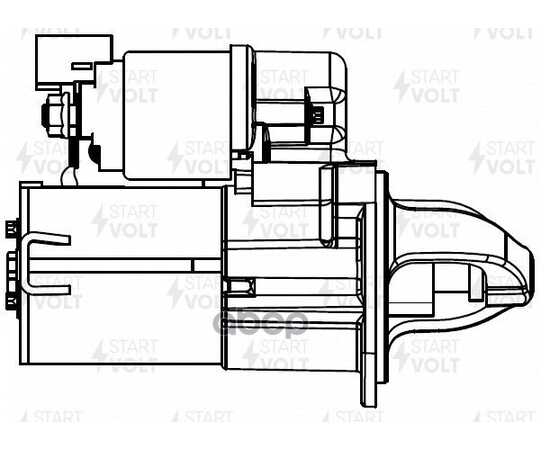 Купить СТАРТЕР ДЛЯ А/М HYUNDAI SOLARIS (10-)/KIA RIO (11-) 1.4I/1.6I (Z=9) 0,9КВТ STARTVOLT LST 0808