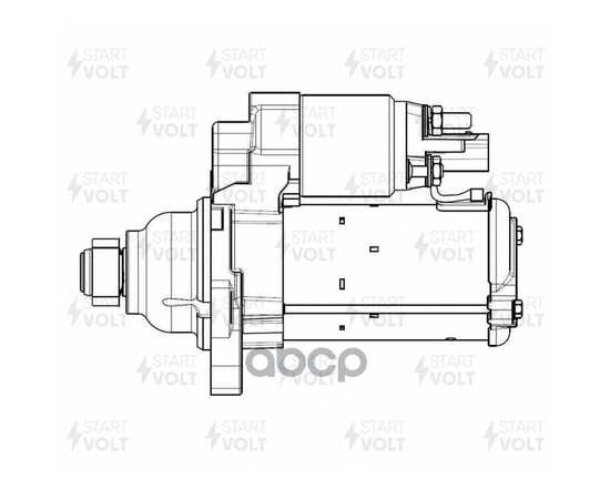 Купить СТАРТЕР ДЛЯ А/М VAG POLO SEDAN (10-)/TIGUAN (16-)/OCTAVIA A7 (14-) 1.4TSI/1.6I 1,4КВТ STARTVOLT LST 1844