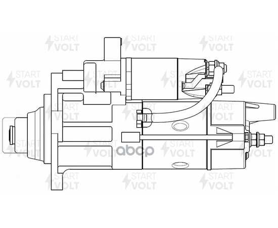 Купить СТАРТЕР ДЛЯ А/М VOLVO FH (09-)/FM (12-) С ДВ. D13A400/D13B400/D13C380 24В 5,5КВТ STARTVOLT LST 1097