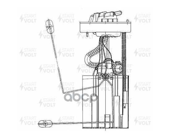 Купить МОДУЛЬ ТОПЛ. НАСОСА ДЛЯ А/М FORD KUGA (13-) 1.6T STARTVOLT SFM 1007