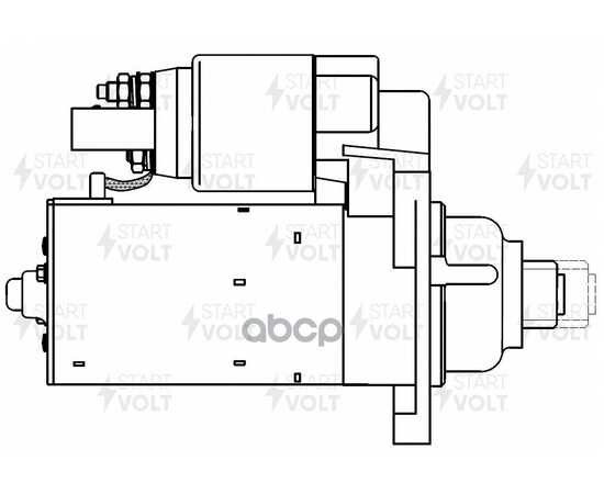 Купить СТАРТЕР ДЛЯ А/М VAG TRANSPORTER T5 (03-)/MULTIVAN V (03-) 1.9TDI 1,7КВТ (LST 1840)