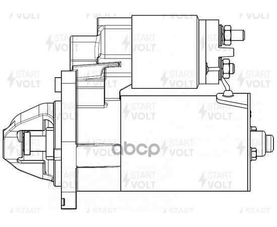 Купить СТАРТЕР ДЛЯ А/М FIAT ALBEA (00-)/DOBLO (01-) 1.6I 1,1КВТ STARTVOLT LST 1618