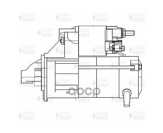 Купить СТАРТЕР ДЛЯ А/М TOYOTA COROLLA E100 (91-)/CALDINA T190 (92-) 1.3I/1.5I 1КВТ STARTVOLT LST 1941