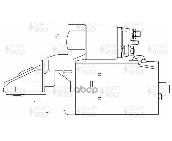 Купить СТАРТЕР ДЛЯ А/М FORD TRANSIT (11-)/PEUGEOT BOXER (11-)/CITROEN JUMPER (11-) 2.2TDCI 2,2КВТ STARTVOLT LST 1022