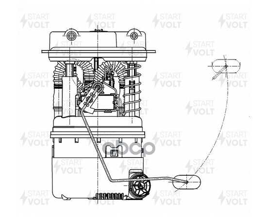 Купить МОДУЛЬ ТОПЛИВНОГО НАСОСА ДЛЯ А/М RENAULT DUSTER 10-/KAPTUR 16- 2.0I SFM0916