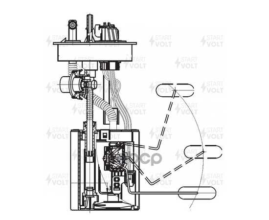 Купить МОДУЛЬ ТОПЛ. НАСОСА ДЛЯ А/М DAEWOO MATIZ (98-) 0.8I/1.0I (ПЛАСТИКОВЫЙ БАК) STARTVOLT SFM 0506