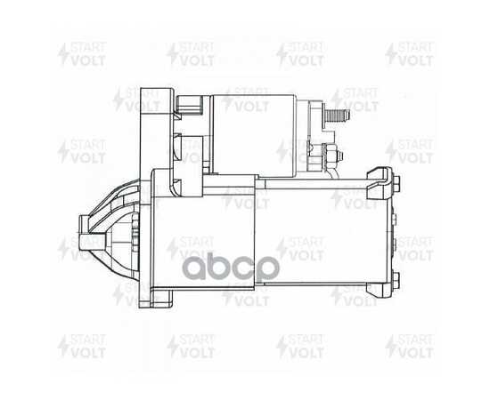 Купить СТАРТЕР ДЛЯ А/М CHERY INDIS (10-)/KIMO (07-) 1.3I 1,1КВТ STARTVOLT LST 2702