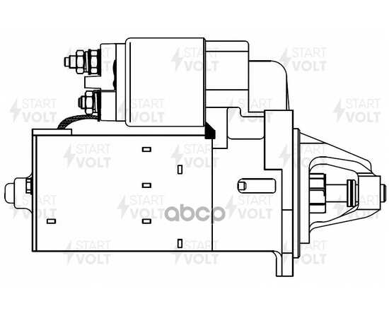 Купить СТАРТЕР ДЛЯ А/М VAG 80 (86-)/100 (86-) 2.0I 1,4КВТ (LST 1837)