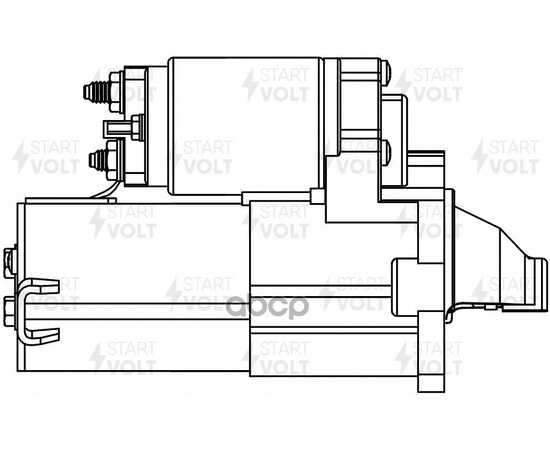 Купить СТАРТЕР ДЛЯ А/М CHERY QQ6 (06-) 0.8I/1.1I 1,1КВТ STARTVOLT LST 2722