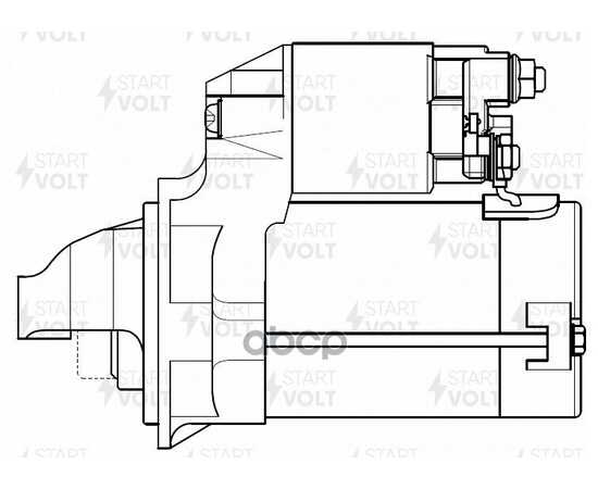 Купить СТАРТЕР ДЛЯ А/М TOYOTA COROLLA E120 (01-)/RAV 4 A20 (00-) 1.8I 1,5КВТ LST 1908