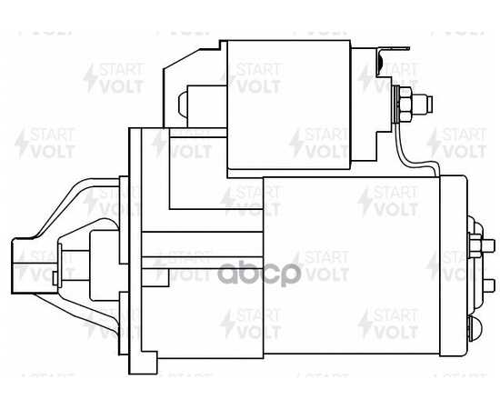 Купить СТАРТЕР ДЛЯ А/М MITSUBISHI OUTLANDER II (06-) 3.0I 1,6КВТ STARTVOLT LST 1103