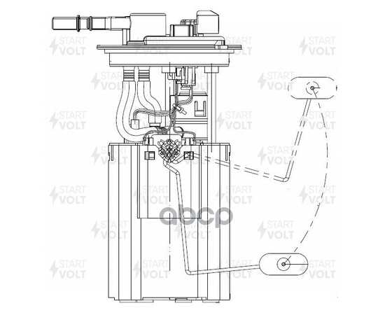 Купить МОДУЛЬ ТОПЛ. НАСОСА ДЛЯ А/М LIFAN SOLANO (08-) 1.6I/1.8I STARTVOLT SFM 1564