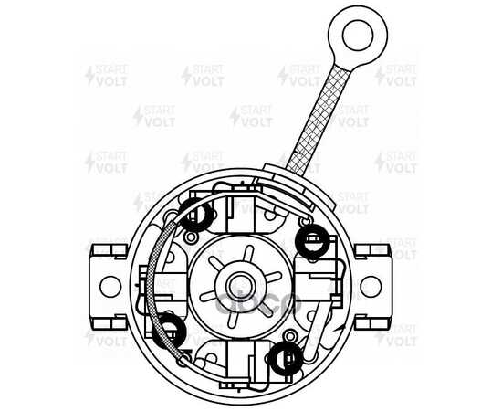 Купить УЗЕЛ ЩЕТОЧНЫЙ СТАРТЕРА STARTVOLT ЛАДА 2101-2107,2123,21214 Н,О VBS 0102