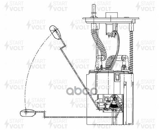 Купить МОДУЛЬ ТОПЛ. НАСОСА ДЛЯ А/М HYUNDAI SANTA FE (12-)/KIA SORENTO (09-) 2.4I STARTVOLT SFM 2709