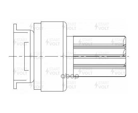 Купить ПРИВОД СТАРТЕРА (БЕНДИКС) ДЛЯ А/М SUBARU FORESTER (97-) 2.0I МТ (ТИП MITSUBISHI) STARTVOLT VCS 2203