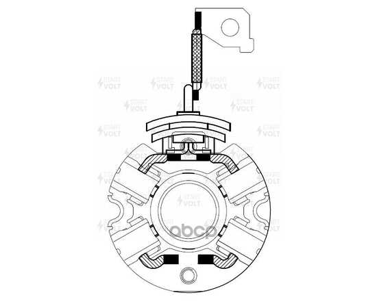 Купить УЗЕЛ ЩЕТОЧНЫЙ СТАРТЕРА ДЛЯ А/М HYUNDAI SANTA FE (18-)/IX55 (09-) 3.5I/3.8I (VBS 0808)