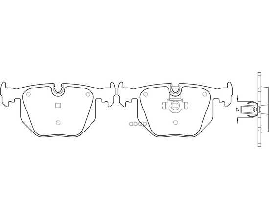 Купить КОЛОДКИ ТОРМОЗНЫЕ ЗАДНИЕ BMW X3 E83/X5 E53/3 E46 2.5/3.0/ RANGE ROVER III 02- BP32225