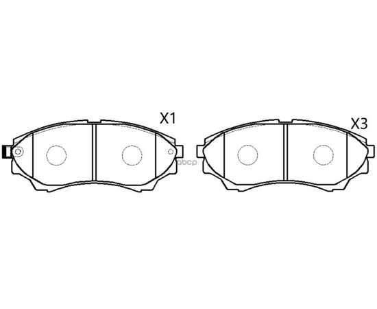 Купить КОЛОДКИ ТОРМОЗНЫЕ ПЕРЕДНИЕ FORD RANGER 99-/MAZDA B-SERIE 99- /BT-50 06- BP25800